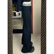 黒のフレアパンツ【女性用・秋冬向け・スポーツ・ヨガ・カジュアル】