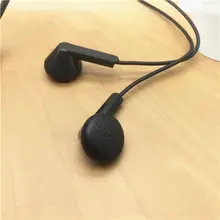 高音質イヤホン【マイク付き・黒・通話対応・フラット型イヤーピース】
