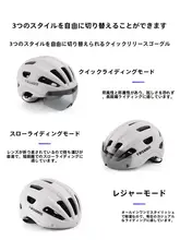 タスカ隊長 自転車用ヘルメット【男女兼用・変色風鏡・通気性・マウンテン＆ロードバイク対応】