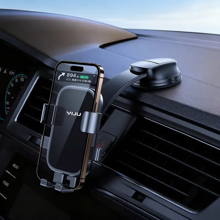 吸盤式車載スマホホルダー【ナビゲーション固定用・ダッシュボード対応】