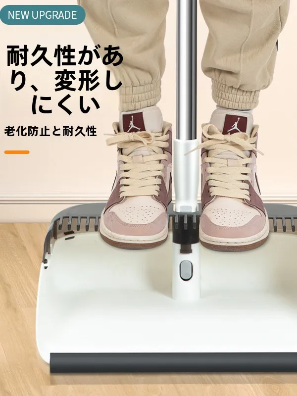折りたたみ式ほうきとちりとりセット：ベランダ掃除用具の収納と持ち運びに最適な選択