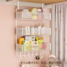 寝室用 吊り収納ラック【ベッドサイド整理用・複数段タイプ】