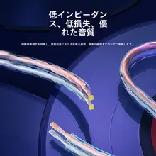 UGREEN スピーカー接続ケーブル【音響信号信号入出力・純銅・100m・ハンダ不要】