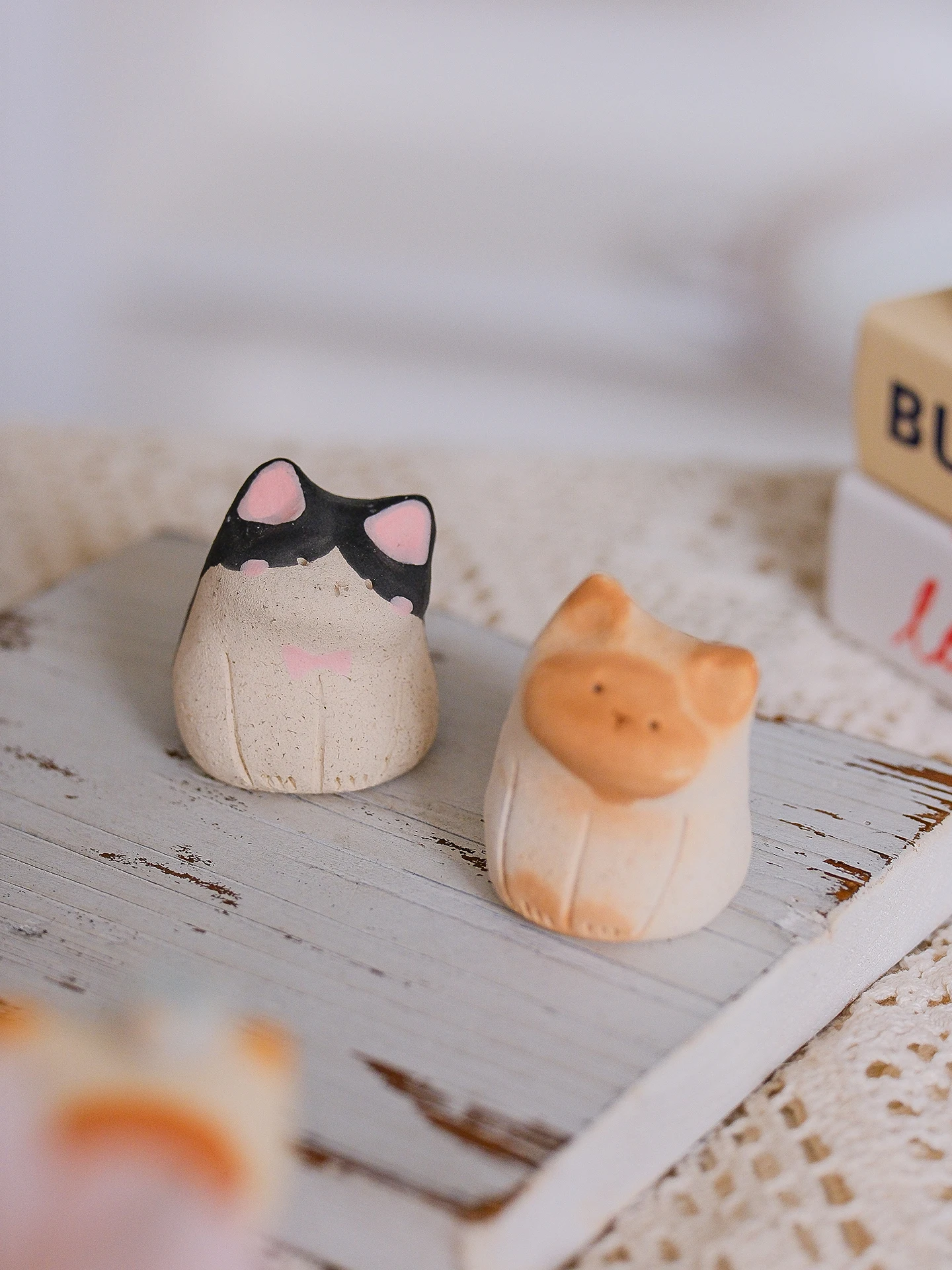 陶製キャットフィギュアで香りを楽しむおうち時間アイテム