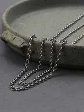 S925純銀製 カップル向け ヴィンテージO型ネックレス【ハンドメイド・こだわりのデザイン】