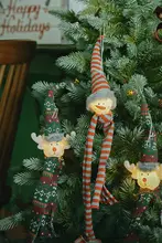 クリスマスツリーオーナメント 雪だるま トナカイ ぬいぐるみ ヴィンテージ風 可愛い ライトアップ 「GOING HOME」