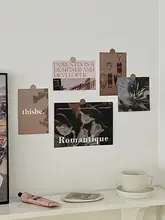 ヴィンテージ風 壁面装飾  カード【インテリア用・雑誌風・フォトプロップス】