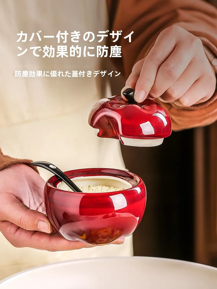 高品質セラミック調味料入れ：おしゃれなキッチンアイテムとしての実用性とデザイン性