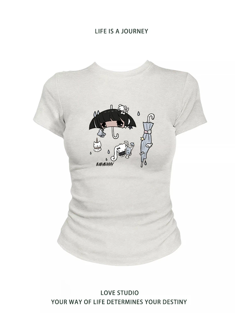 通勤の疲れを一瞬で癒す、tイラストのTシャツはどんなもの？