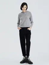 OBEG ハイウエストストレートデニムパンツ【冬用・シンプル・通勤向け】