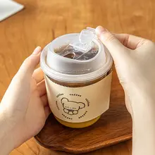 高級感ある紙製コーヒーカップホルダー【保温・防熱・レモンティー用】