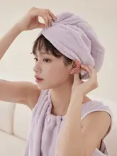 極上の吸水力を誇るドライヘアキャップ【厚手・ソリッドカラー・風呂用】