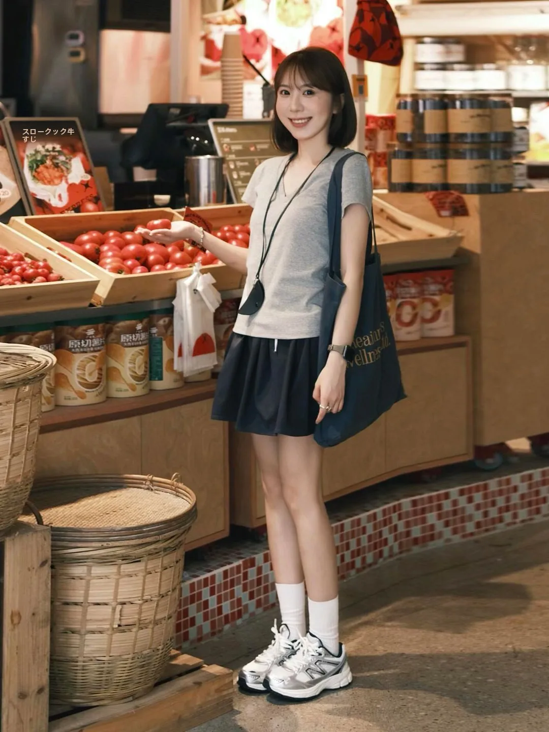 学院風 藏青色 ハイウエスト ミニスカート：25度の日に着る大学生向けカジュアルスタイルの実用性解析