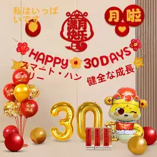 誕生日や記念日に最適！バルーン装飾【背景壁用・男女兼用・赤ちゃん用】（セットアップ対応）