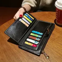スタイリッシュな長財布【本革・ハンドバッグ・シンプルデザイン】