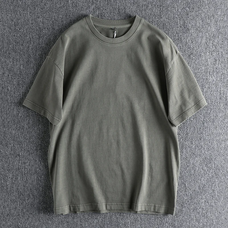 ヴィンテージ風ウォッシュドカラーTシャツ：色落ち防止の実用性と実際の耐久性を検証