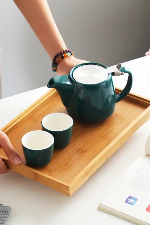 陶器ティーポット 大容量 家庭用 お茶を淹れる 分離型 功夫茶具