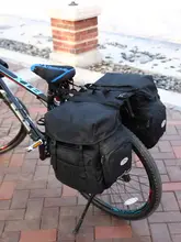 自転車用防水リアキャリアバッグ【大容量・長距離用・マウンテンバイク対応】