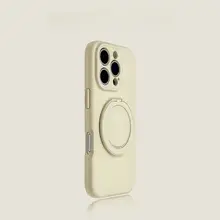 液体シリコン製マグネット式360度回転スマホスタンド【横置き・縦置き対応・衝撃吸収】