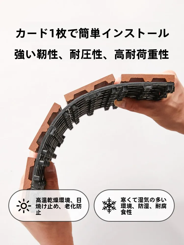 バルコニー用屋外マット：防水・防滑設計で快適なパティオ空間を実現