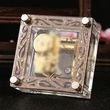 ミニ音楽ボックス リビング 寝室 コッパーぜんまい仕組み 八音楽器 装飾品