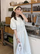 レディース 大きいサイズのレース切替ふんわりワンピース【夏用・優しいデザイン・ロング丈】（セットアップ対応）