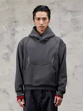 異素材とのコントラストが魅力！粗感ワッフル生地のデザインスウェット