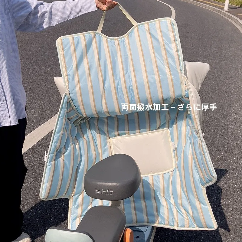 可愛い電動バイク用風防カバー：保温・厚手・防風防雨機能を実証