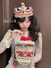 プリンセス王冠の毛糸DIYかぎ針編みキット【誕生日プレゼント・友達に最適】