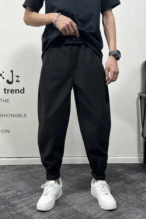 カジュアルパンツ メンズ 無地 テーパードシルエット 上品 着回し アウトドア 春 秋