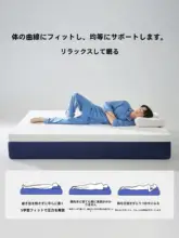家庭用折りたたみ式メモリーフォームマットレス【快適で柔らかい・畳用】