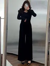 秋季新作大人の女性向けコーディネート 上下セット【フラワー柄・ゆったりシルエット・カジュアル】（セットアップ対応）