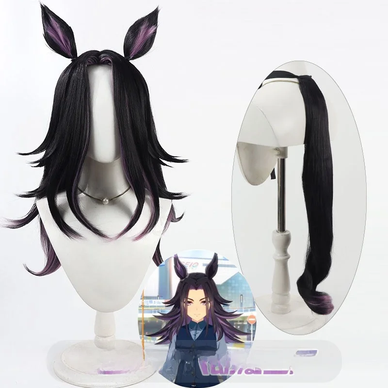 ポニーテール 黒髪向け コスプレウィッグ【耳付き・しっぽ付き・競馬娘風】の実用性と適用シーン
