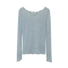 幅広いスタイルに合う！アイスシルクVネックカーディガン【春夏用・防寒・軽量】