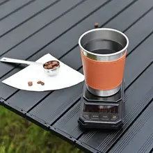 YAE コーヒー用ポータブル電子スケール【アウトドア・ミニサイズ・ハンドドリップ用計時機能】