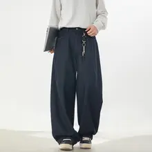 デニムパンツ メンズ ストレート ワイド ステッチデザイン ウォッシュ加工 インディゴ アメカジ ヴィンテージ 春秋「WASSUP」