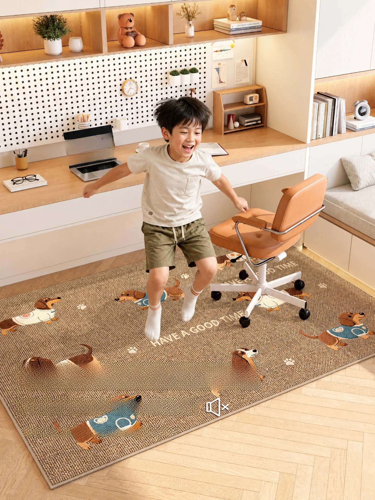 勉強の場に「かわいさ」をどう入れる？ダックスフンドデザインの学習マットがもたらす、心の落ち着き