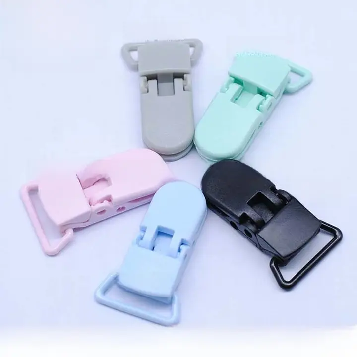 赤ちゃん用プラスチックおしゃぶりクリップ【手作りDIY・落下防止・おもちゃ用】