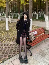 高腰プリーツスカート【赤黒チェック・スリムデザイン・JK制服・学院風】（セットアップ対応）