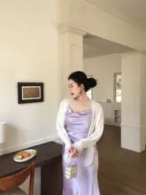 軽やかなレースデザインのシフォンカーディガン【大きいサイズ・ゆったり・防晒】