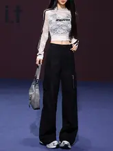 秋のトレンド！アメリカンスタイルの工装パンツ【多ポケット・ ジッパーデザイン・カジュアル】（セットアップ対応）
