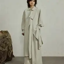 SUNYVONNE ポケット付き不規則レイヤーシャツ【ウエストシェイプ・ロングデザイン】