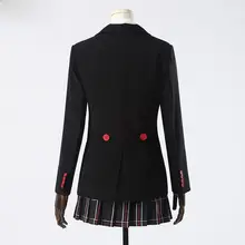 女神異聞録 コスプレ衣装【私立秀尽学園・黒い制服・全身タイプ】（セットアップ対応）