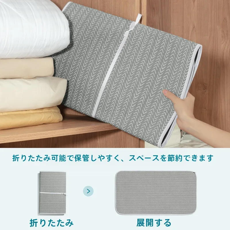 折りたたみ式アイロンマット：家庭・持ち運びに最適な熱遮断布の実用性と使い方