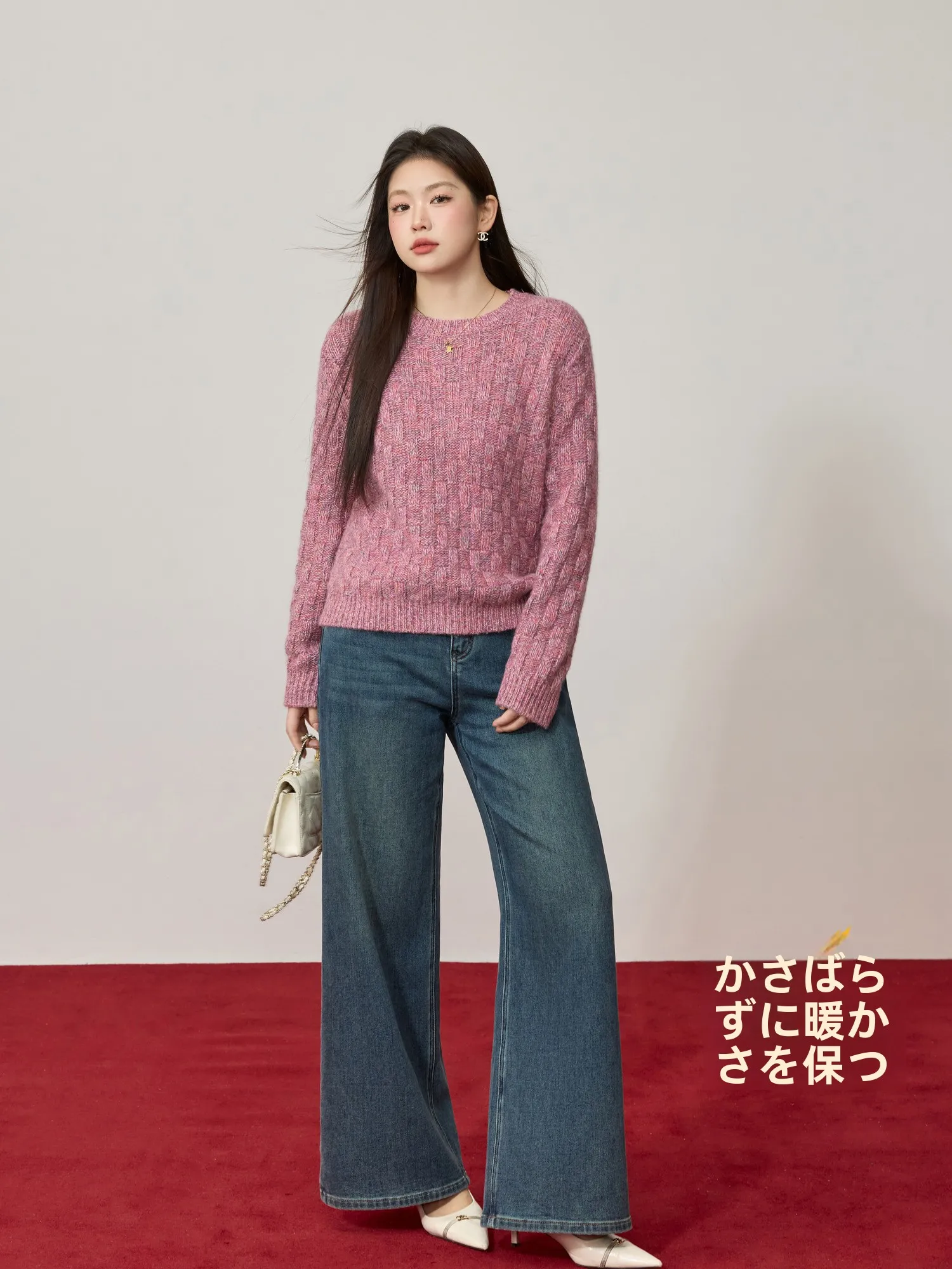 極上の柔らかさを実現するニットトップス長袖 ラウンドネックセーターの選定ガイド