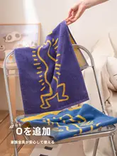 抽象デザインの純綿タオル【吸水性・極上の柔らかさ・洗面用・大人用】
