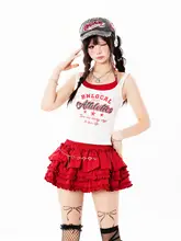 夏用 タンクトップ風Tシャツ【スリムフィット・フェイクレイヤード】