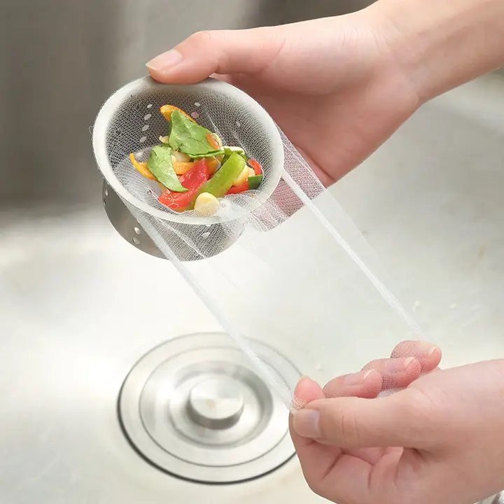 キッチン用フィルターネット【簡単にゴミをキャッチ・シンク用・水切り】
