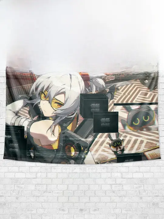 絶区ゼロ11号 創意マン展用背景布【COSプレイ・ゲーム用・タペストリー】