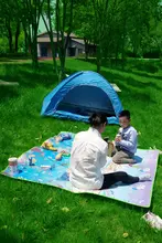 アルミフィルム仕様 野外用ピクニックマット【両面デザイン・厚手・防水】